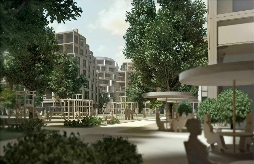 Klīversalas kvartāls (Trijādības iela 1, 1A, 11B Kuģu iela 28) - Korterelamu - visuaalne