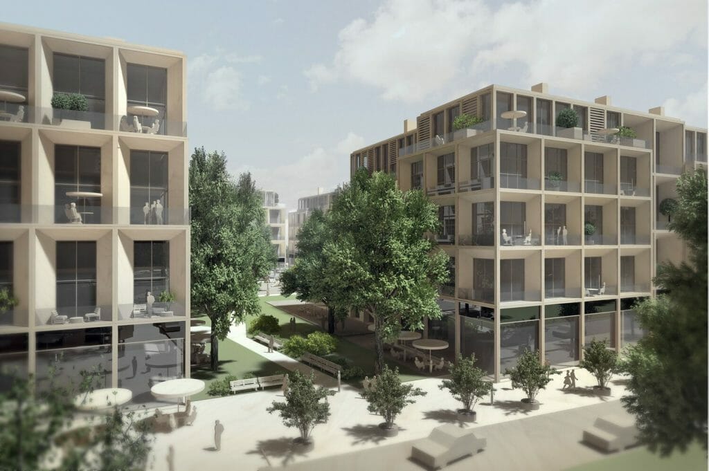 Klīversalas kvartāls (Trijādības iela 1, 1A, 11B Kuģu iela 28) - Korterelamu - visuaalne