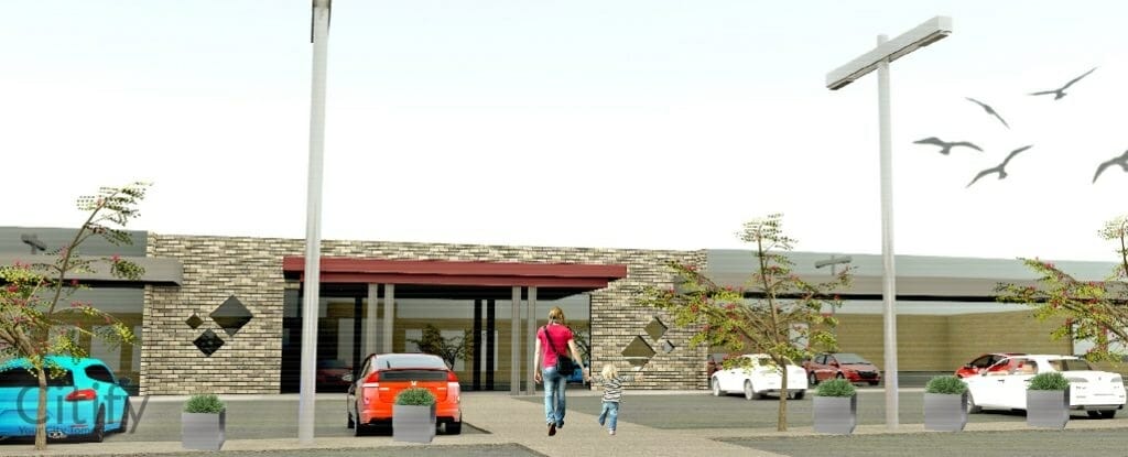 Intermodālais satiksmes mezgls (Turgeņeva iela 4, 6, Gaiziņa iela 5 K-1) - Bus terminal - visualization