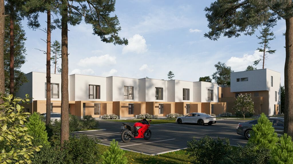 Vabaõhumuuseumi tee 77a (Vabaõhumuuseumi tee 77a) - Multi apartment, Row housing - visualization