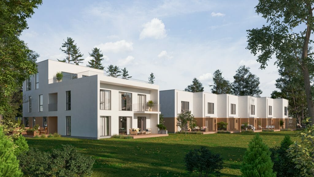 Vabaõhumuuseumi tee 77a (Vabaõhumuuseumi tee 77a) - Multi apartment, Row housing - visualization