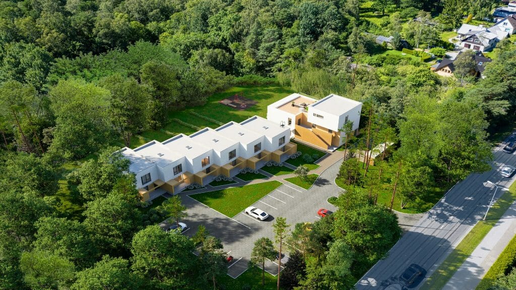 Vabaõhumuuseumi tee 77a (Vabaõhumuuseumi tee 77a) - Multi apartment, Row housing - visualization