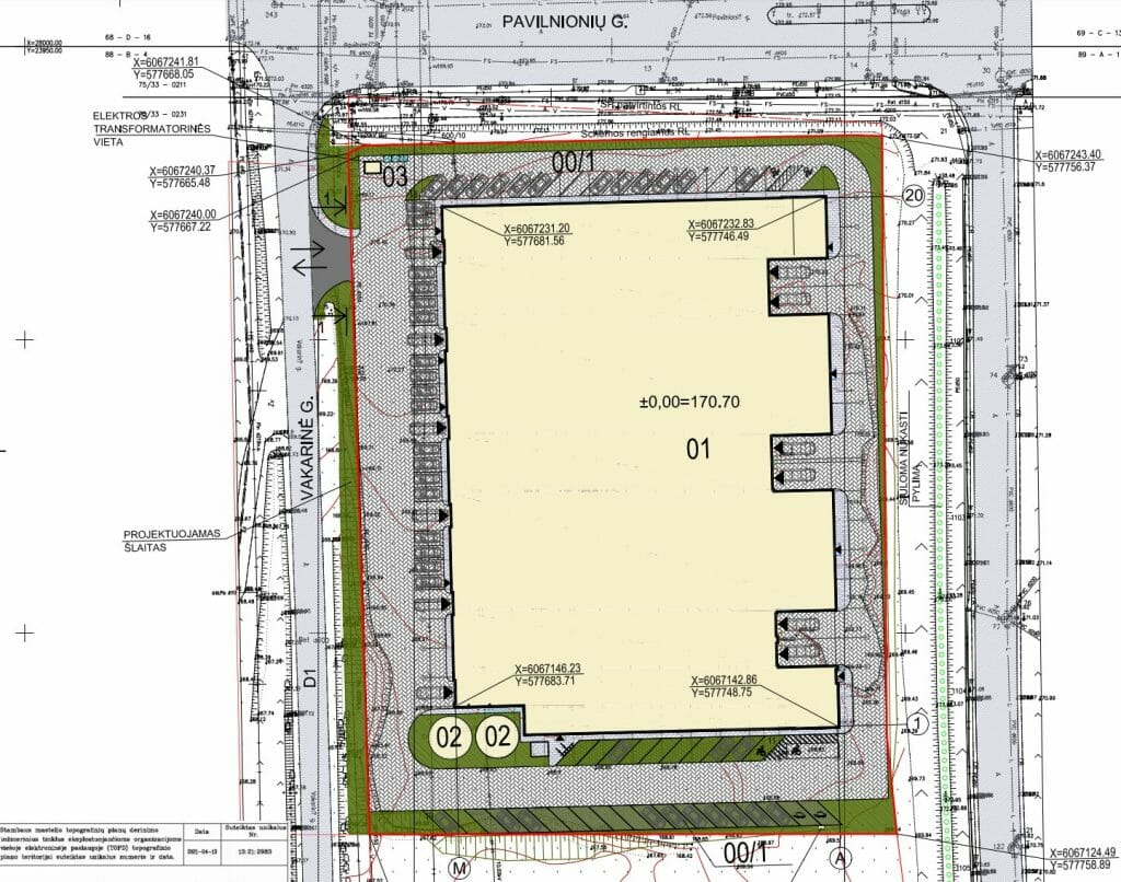 West Garden 1 etapas (Vakarinė g. 2) - Warehouse / Distribution center - visualization
