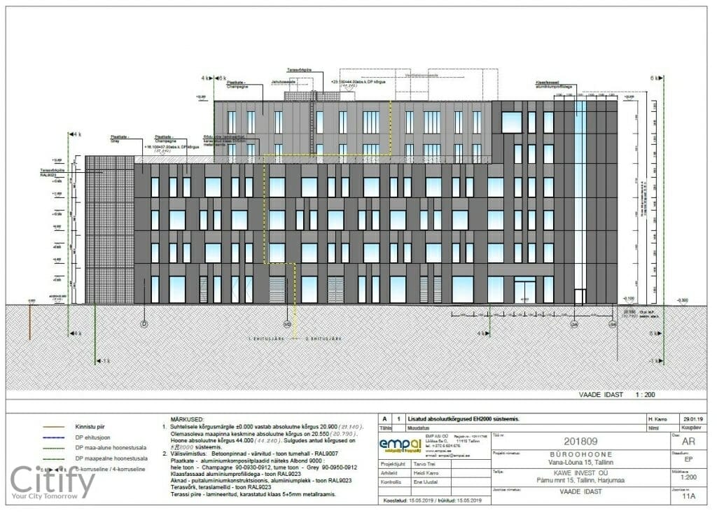Vana-Lõuna 15 (Vana-Lõuna 15) - Verslo centras - vizualizacija