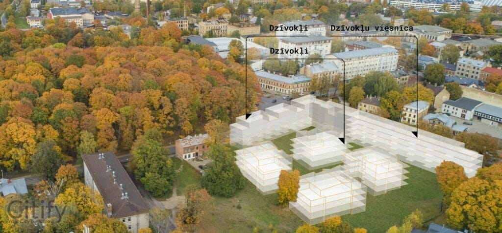 Tekstiliana - 3. kārta (Torņakalna iela 6) - Korterelamu - visuaalne