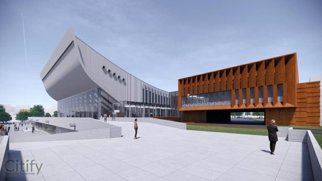 Vilniaus kongresų centro teritorija (Rinktinės g. 1) - Parks - vizualizācija