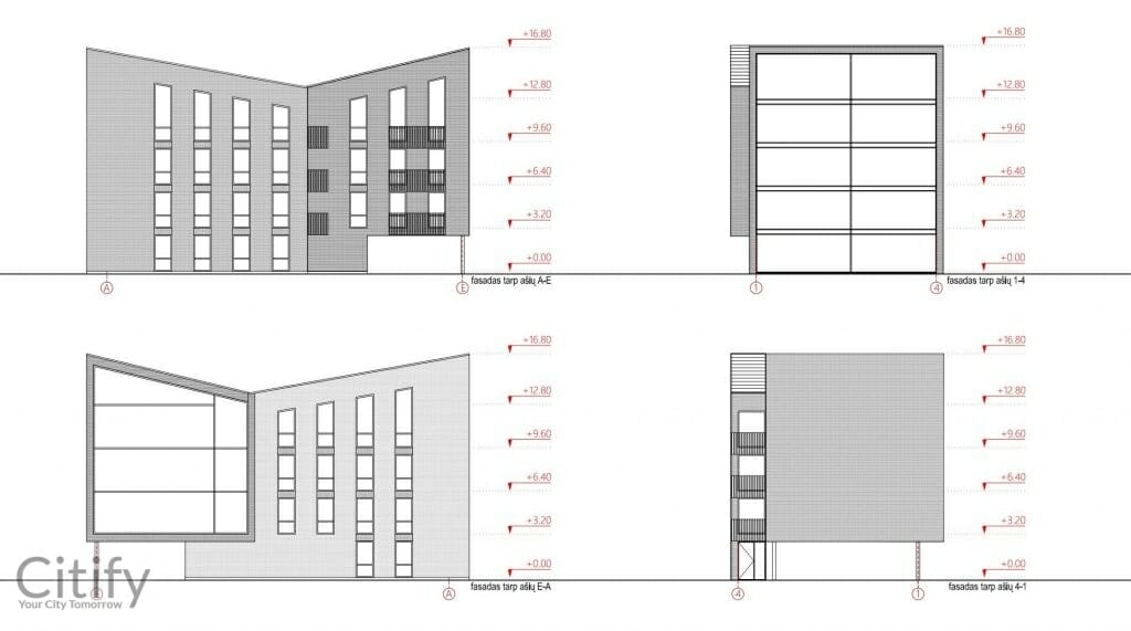 Naujapilis 1 etapas (Amsterdamas, Atėnai, Lisabona) (Žeimenos g. 147) - Multi apartment - visualization
