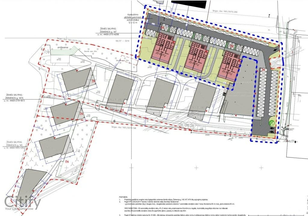 Naujapilis 1 etapas (Amsterdamas, Atėnai, Lisabona) (Žeimenos g. 147) - Multi apartment - visualization