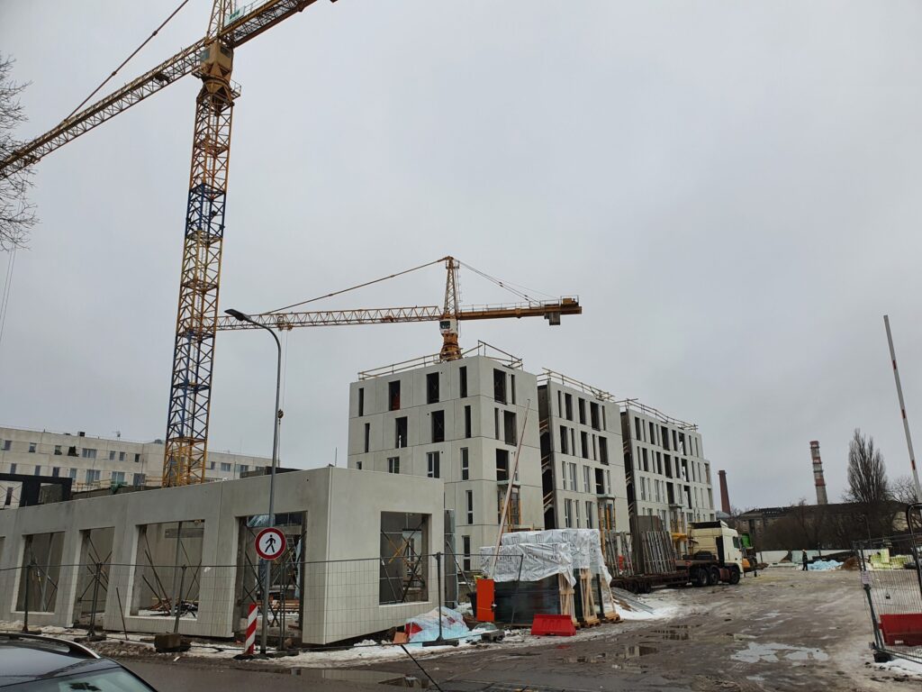 Viesturdārzs - 2. kārta (Rūpniecības iela 27) - Daugiabutis - statybų nuotraukos