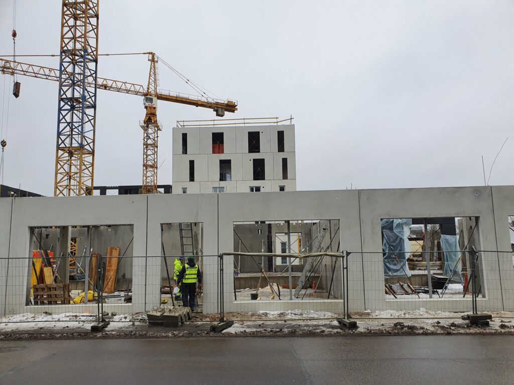 Viesturdārzs - 2. kārta (Rūpniecības iela 27) - Daugiabutis - statybų nuotraukos