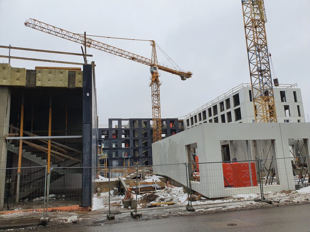 Viesturdārzs - 2. kārta (Rūpniecības iela 27) - Daugiabutis - statybų nuotraukos