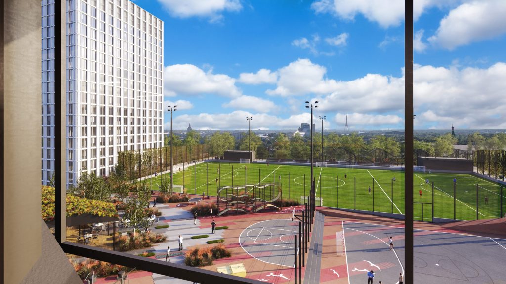 Preses Nama Kvartāls - 2. kārta (Balasta dambis 2) - Other sports, Parking facility, Sports field or court - visualization