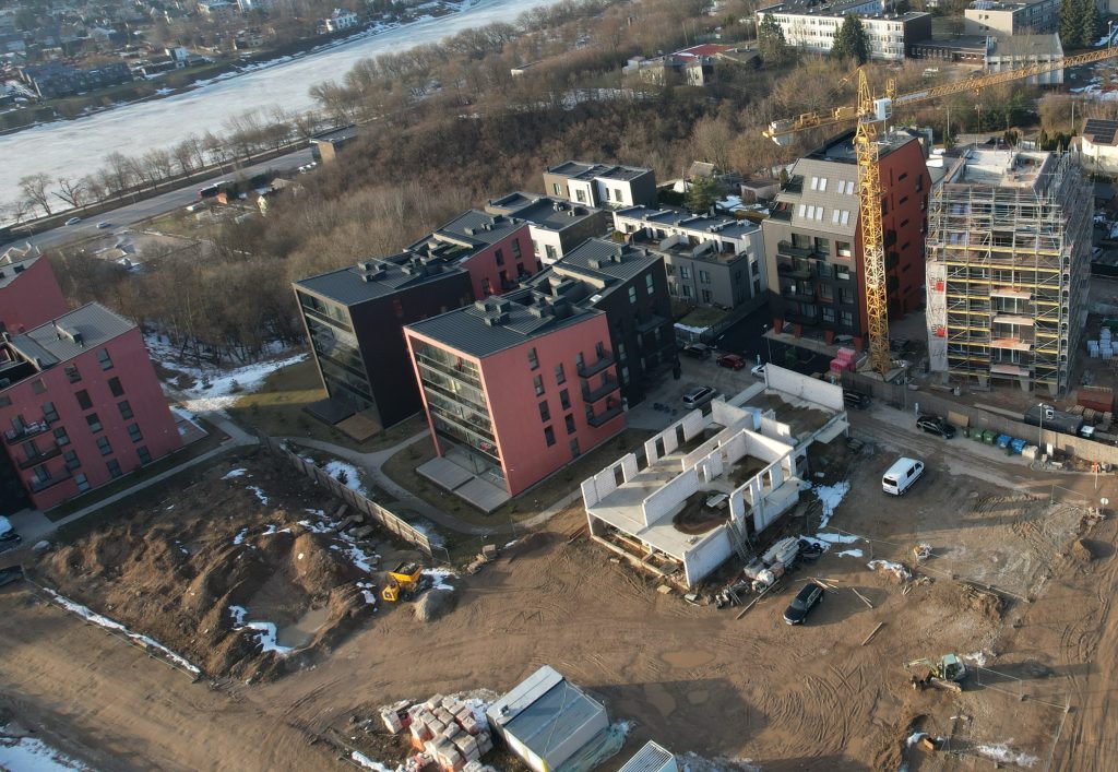 Naujapilis 1 etapas (Amsterdamas, Atėnai, Lisabona) (Žeimenos g. 147) - Multi apartment - construction photos