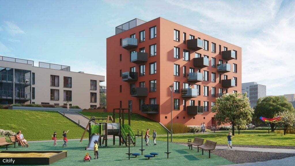 Uus-Mustamäe (Aiandi 7/1, 7/2, 7/3) (Aiandi 7/1, 7/2, 7/3) - Multi apartment - visualization