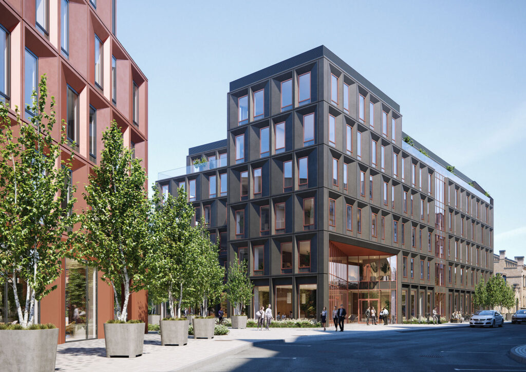 Magdelēnas kvartāls 2. kārta - Antonijas iela 21 (Antonijas iela 21) - Maitinimo įstaiga, Maisto parduotuvė, Verslo centras - vizualizacija