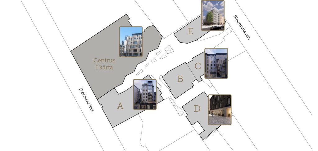 Centrus - 2. kārta - "BC" ēka (Blaumaņa iela 20) - Multi apartment, Other commercial - visualization