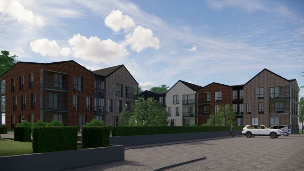 Brūkleņu iela 21 (Brūkleņu iela 21, 23, Dāliju iela 7) - Multi apartment - visualization