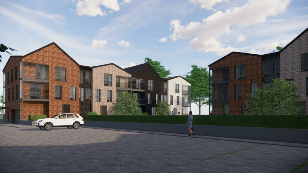 Brūkleņu iela 21 (Brūkleņu iela 21, 23, Dāliju iela 7) - Multi apartment - visualization