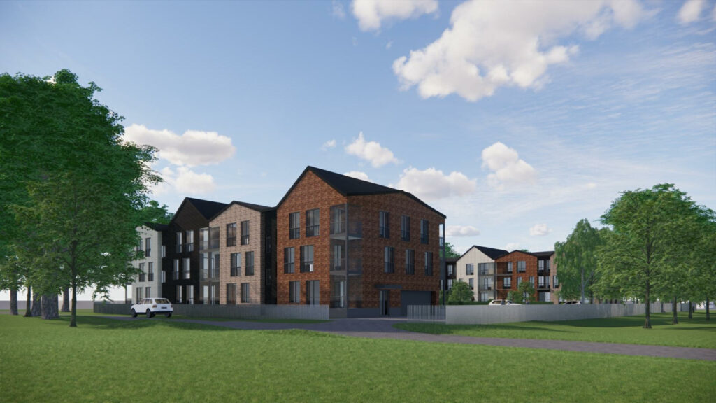 Brūkleņu iela 21 (Brūkleņu iela 21, 23, Dāliju iela 7) - Multi apartment - visualization