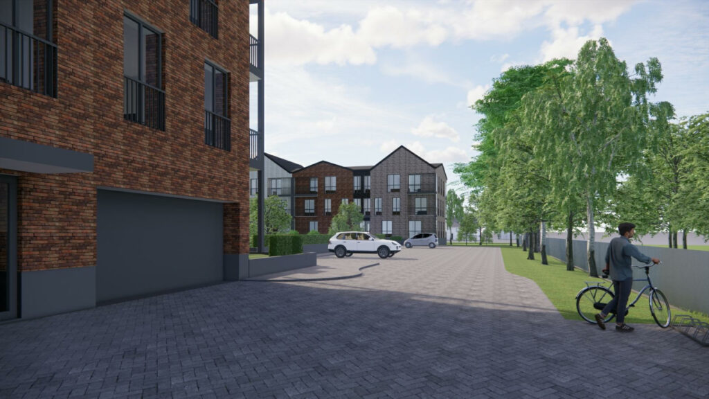 Brūkleņu iela 21 (Brūkleņu iela 21, 23, Dāliju iela 7) - Multi apartment - visualization