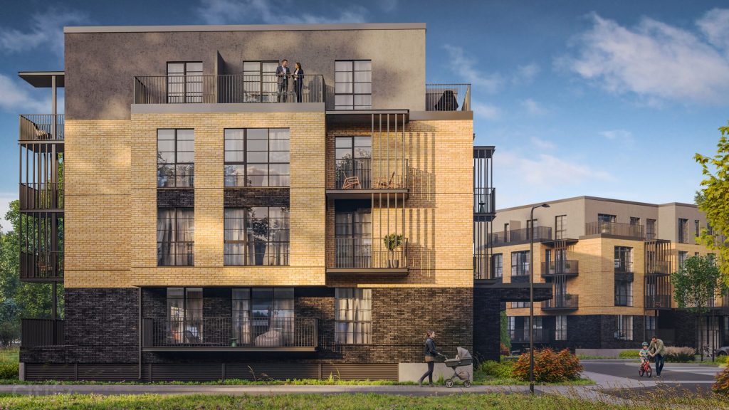 Hagen - 1. kārta - 2. ēka (Cieceres iela 4A) - Daugiabutis - vizualizacija