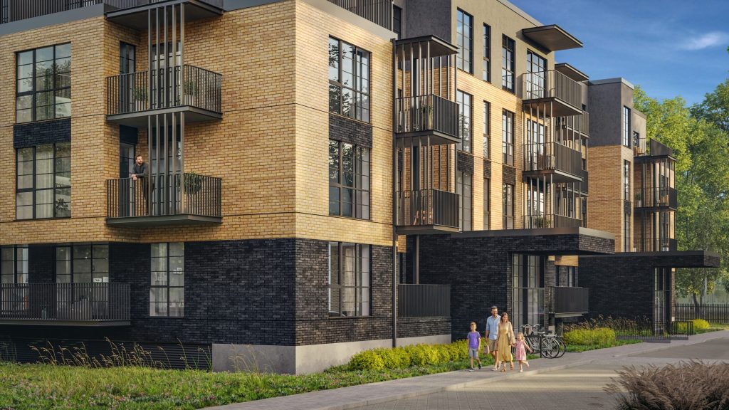 Hagen - 1. kārta - 2. ēka (Cieceres iela 4A) - Daugiabutis - vizualizacija