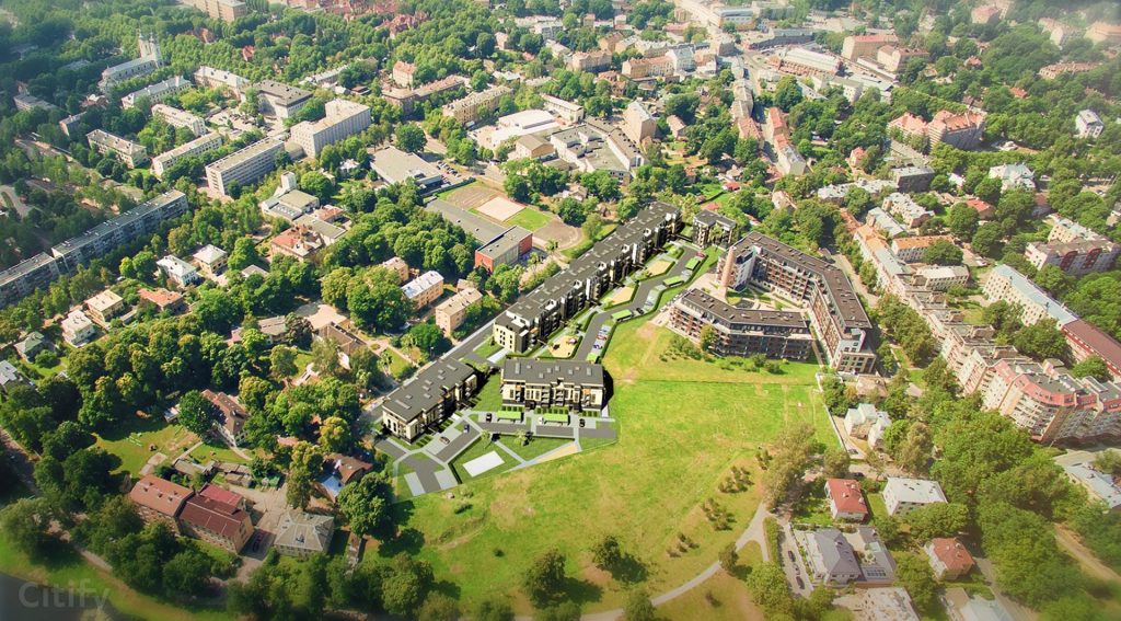 Hagen - 1. kārta - 2. ēka (Cieceres iela 4A) - Daugiabutis - vizualizacija