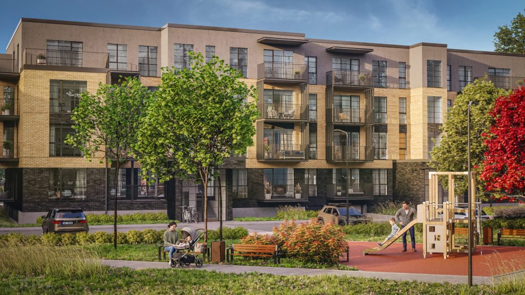 Hagen - 1. kārta - 2. ēka (Cieceres iela 4A) - Daugiabutis - vizualizacija