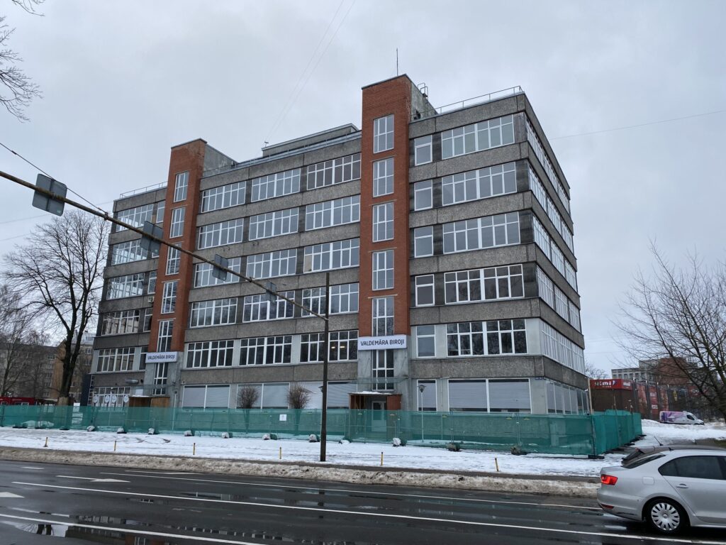 V118 (Krišjāņa Valdemāra iela 118) - Office center - construction photos