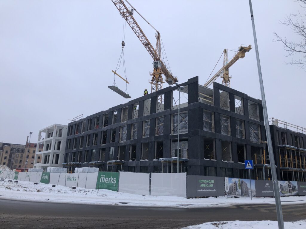 Viesturdārzs - 2. kārta (Rūpniecības iela 27) - Daugiabutis - statybų nuotraukos