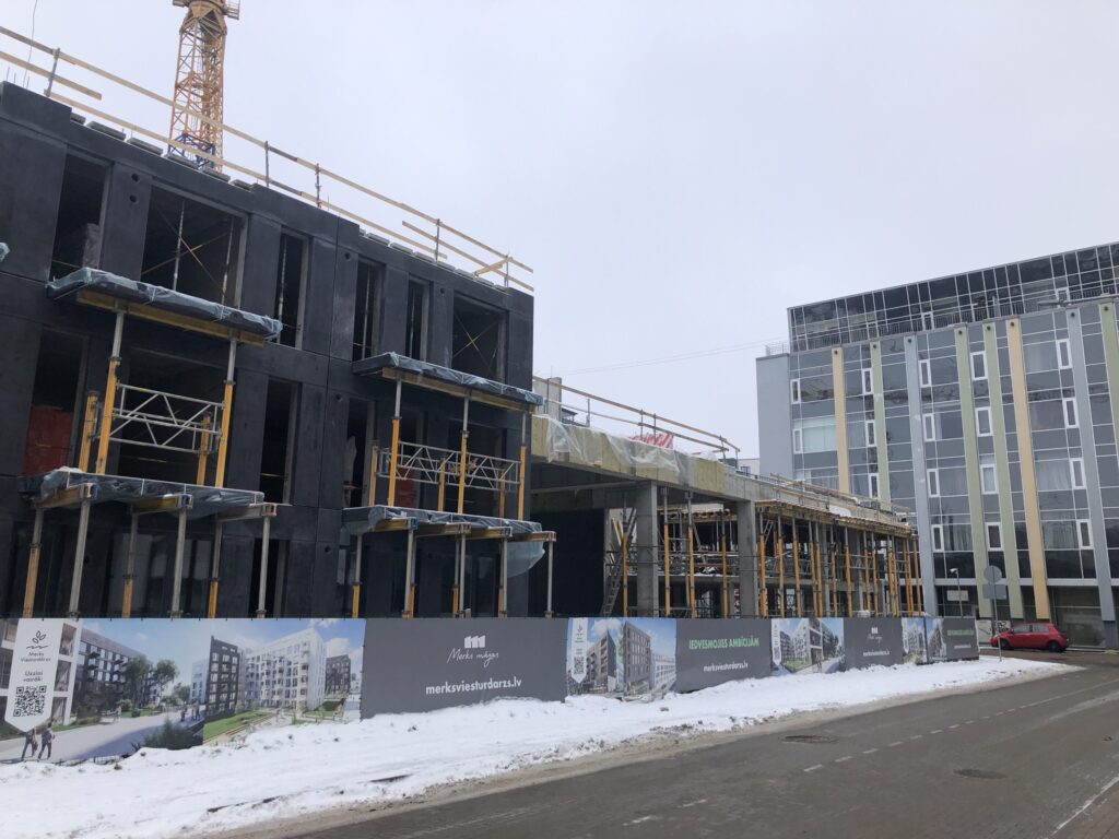 Viesturdārzs - 2. kārta (Rūpniecības iela 27) - Daugiabutis - statybų nuotraukos