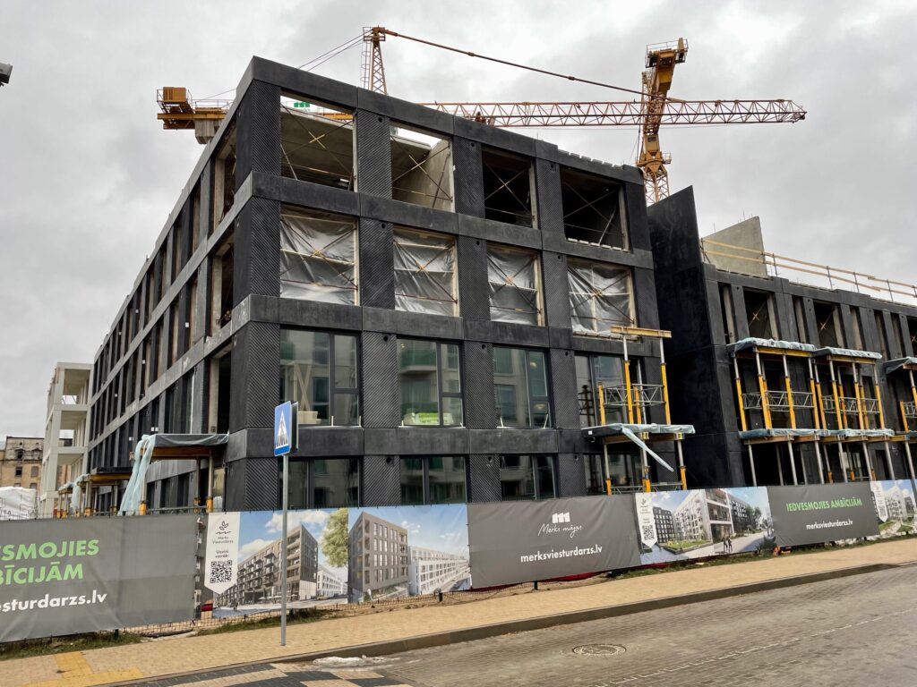 Viesturdārzs - 2. kārta (Rūpniecības iela 27) - Daugiabutis - statybų nuotraukos