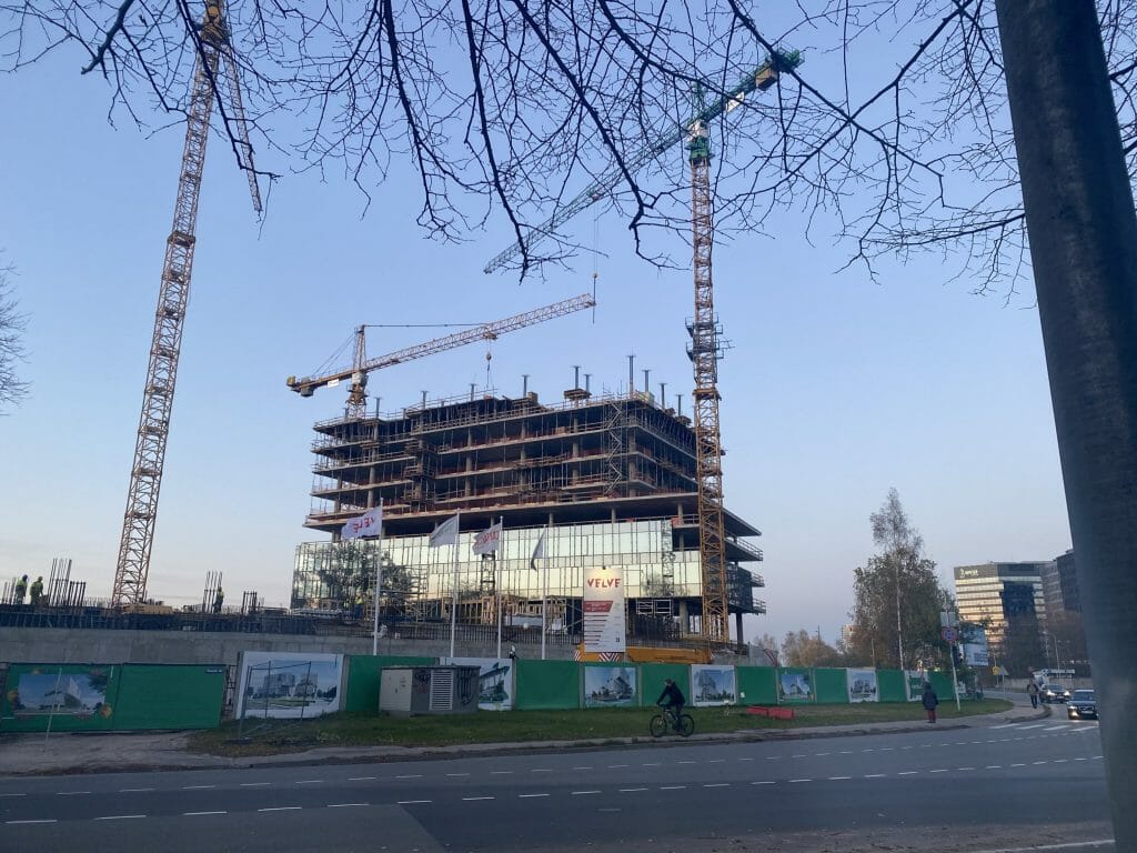 Verde 1. kārta - "A","B" ēkas (Roberta Hirša iela 1) - Office center - construction photos