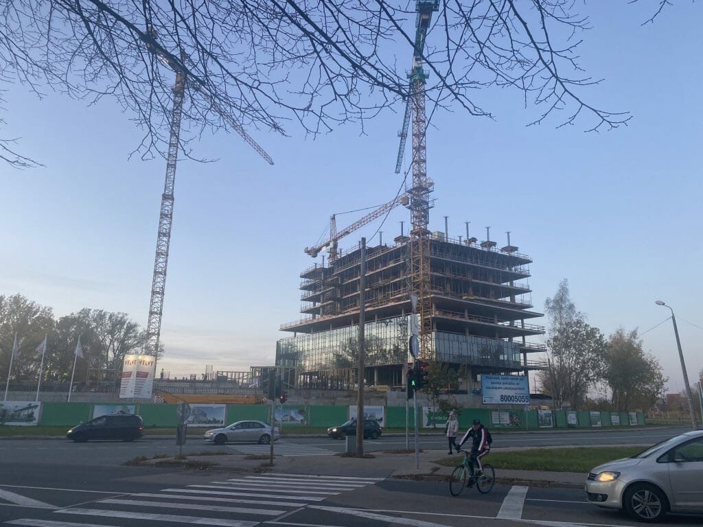 Verde 1. kārta - "A","B" ēkas (Roberta Hirša iela 1) - Office center - construction photos