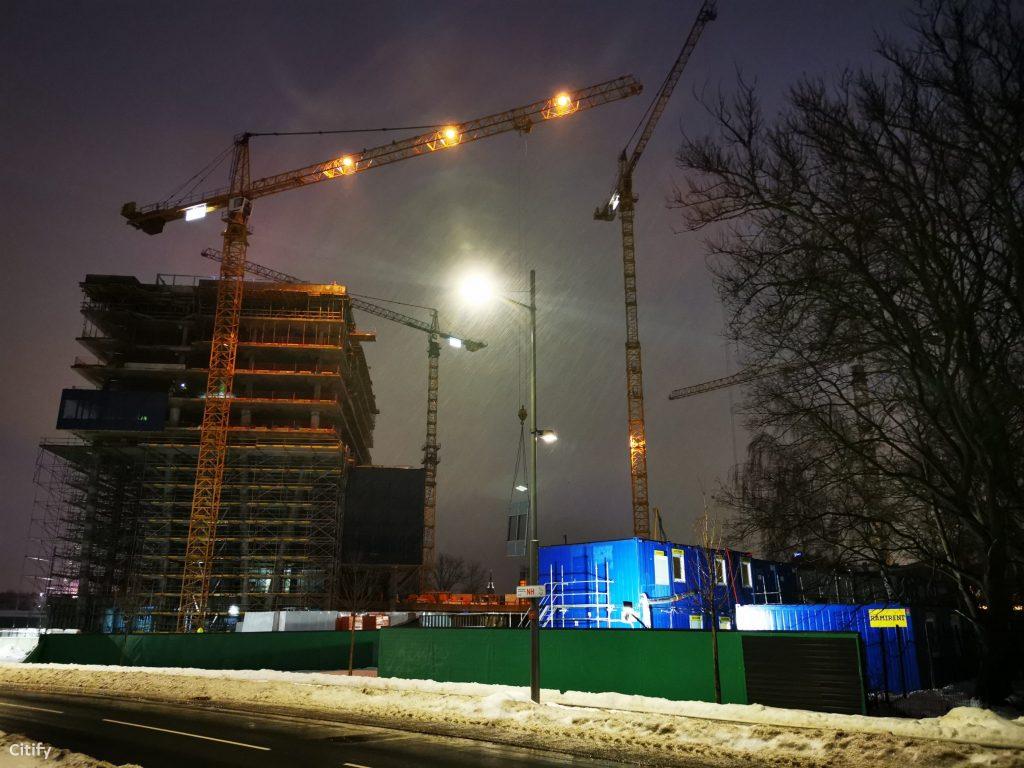 Verde 1. kārta - "A","B" ēkas (Roberta Hirša iela 1) - Office center - construction photos