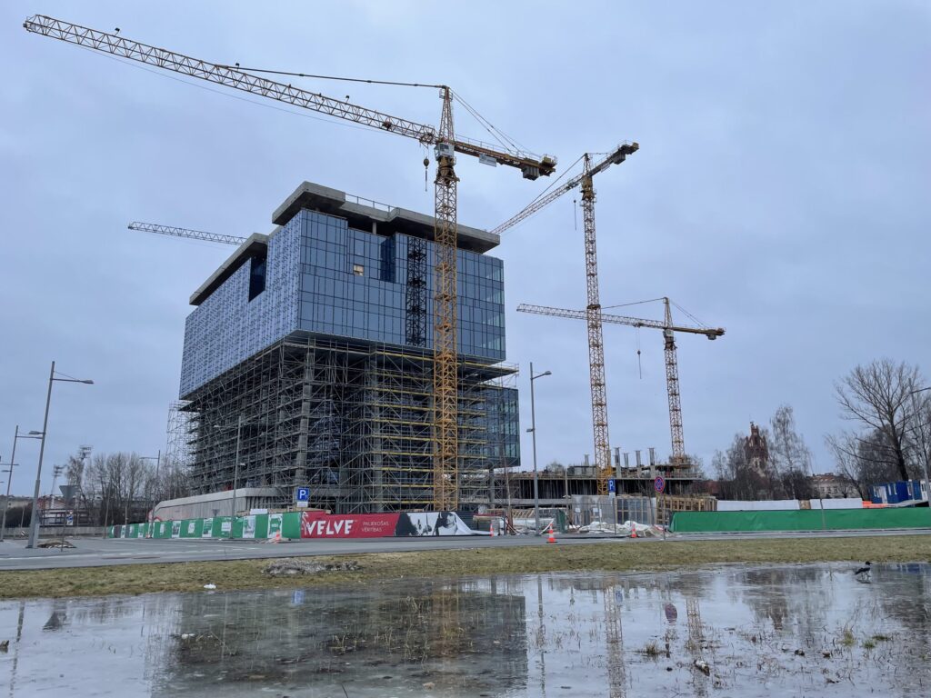 Verde 1. kārta - "A","B" ēkas (Roberta Hirša iela 1) - Office center - construction photos