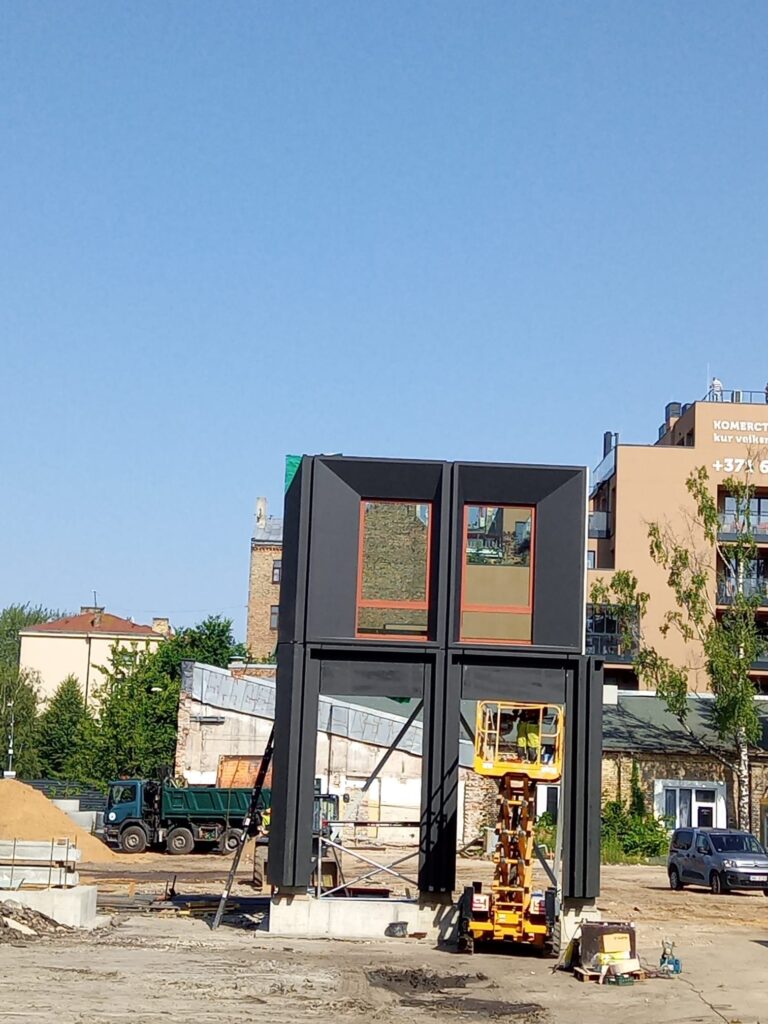 Magdelēnas kvartāls 2. kārta - Antonijas iela 21 (Antonijas iela 21) - Food services, Food store, Office center - construction photos