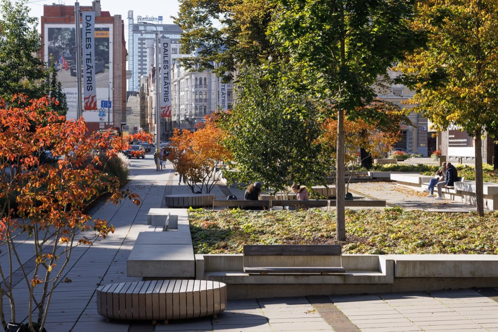 Dailes teātra skvēra labiekārtošana (Brīvības iela 75, Šarlotes iela 5) - Square - construction photos