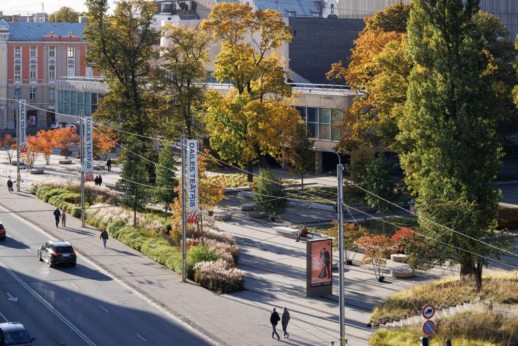 Dailes teātra skvēra labiekārtošana (Brīvības iela 75, Šarlotes iela 5) - Square - construction photos
