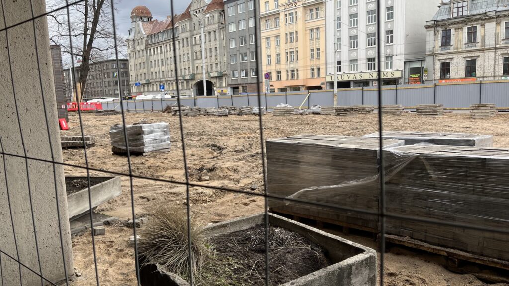 Dailes teātra skvēra labiekārtošana (Brīvības iela 75, Šarlotes iela 5) - Square - construction photos