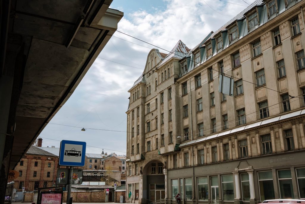 Brīvības iela 88 (Brīvības iela 88) - Viešbutis - statybų nuotraukos