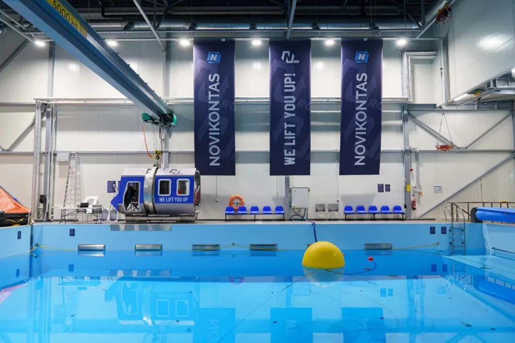 Novikontas Maritime College - 1-2. kārtas (Duntes iela 17D) - Kõrgkool, Ujula - ehituse fotod