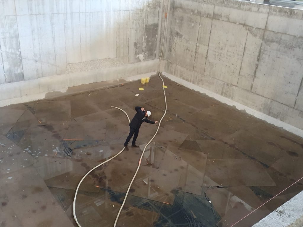 Novikontas Maritime College - 1-2. kārtas (Duntes iela 17D) - Kõrgkool, Ujula - ehituse fotod