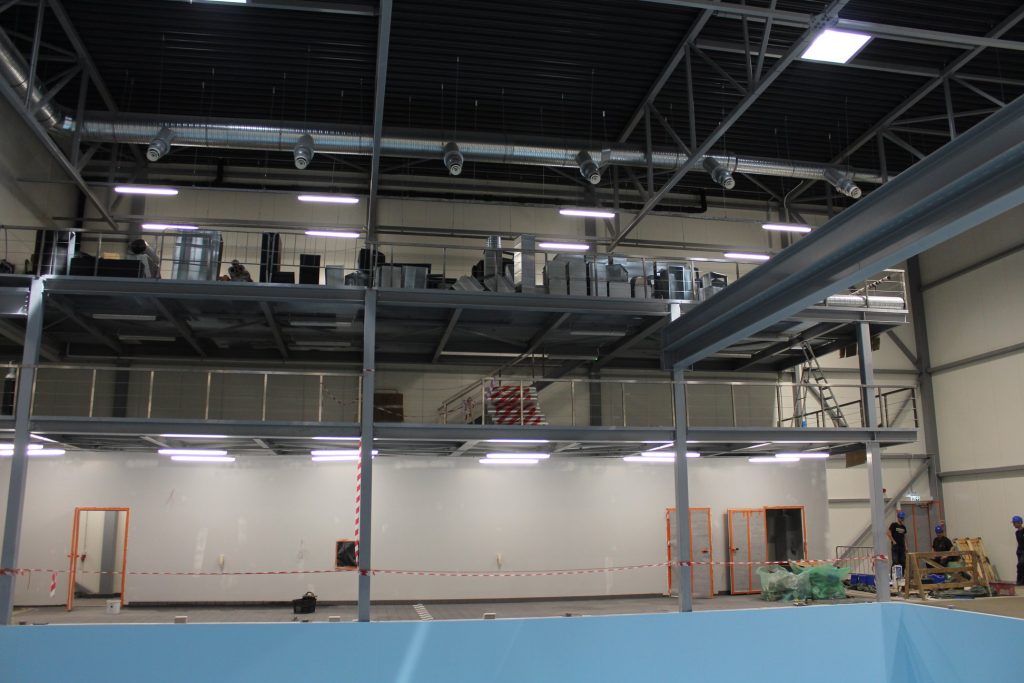 Novikontas Maritime College - 1-2. kārtas (Duntes iela 17D) - Kõrgkool, Ujula - ehituse fotod