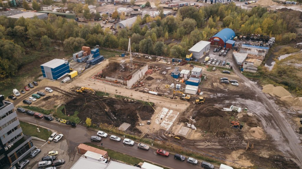 Novikontas Maritime College - 1-2. kārtas (Duntes iela 17D) - Kõrgkool, Ujula - ehituse fotod