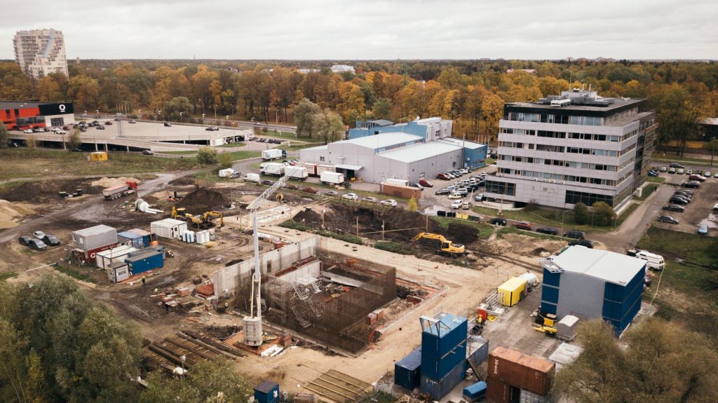 Novikontas Maritime College - 1-2. kārtas (Duntes iela 17D) - Kõrgkool, Ujula - ehituse fotod