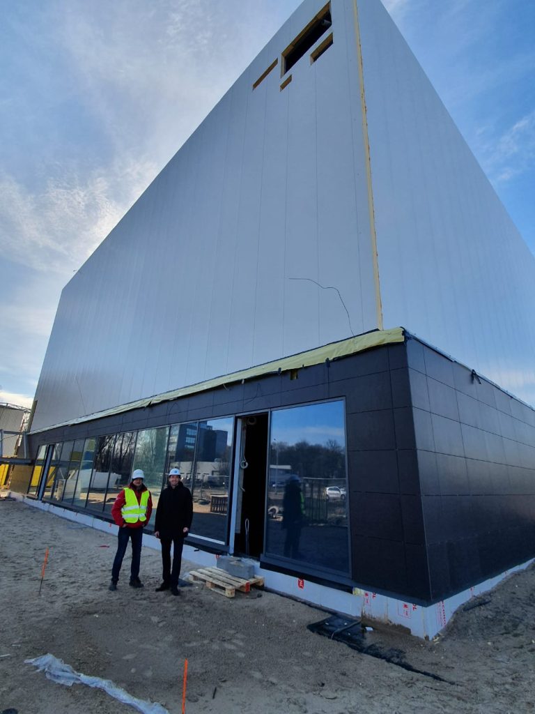 Novikontas Maritime College - 1-2. kārtas (Duntes iela 17D) - Kõrgkool, Ujula - ehituse fotod