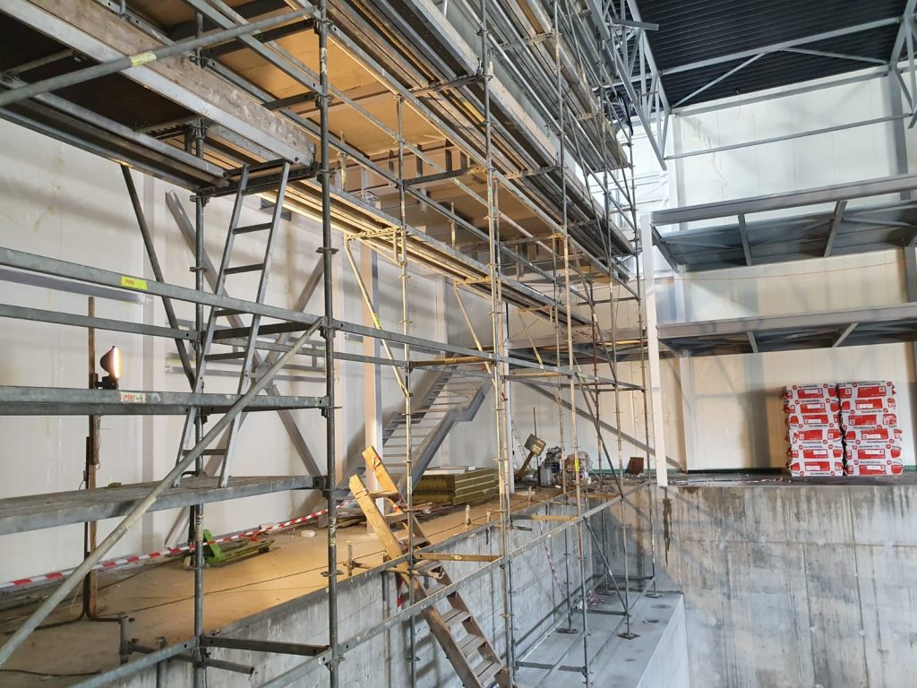 Novikontas Maritime College - 1-2. kārtas (Duntes iela 17D) - Kõrgkool, Ujula - ehituse fotod