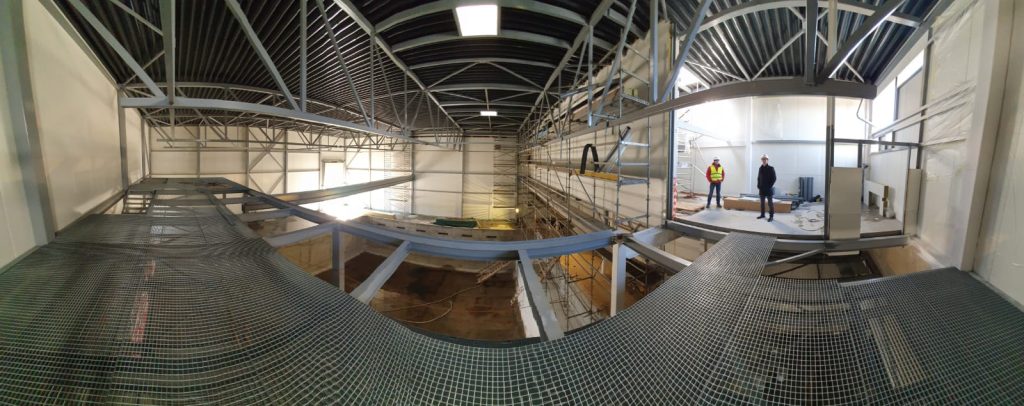 Novikontas Maritime College - 1-2. kārtas (Duntes iela 17D) - Kõrgkool, Ujula - ehituse fotod