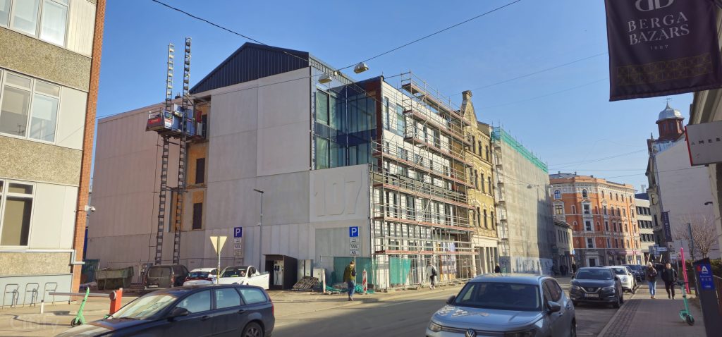 Dzirnavu iela 107 (Dzirnavu iela 107) - Office center - construction photos